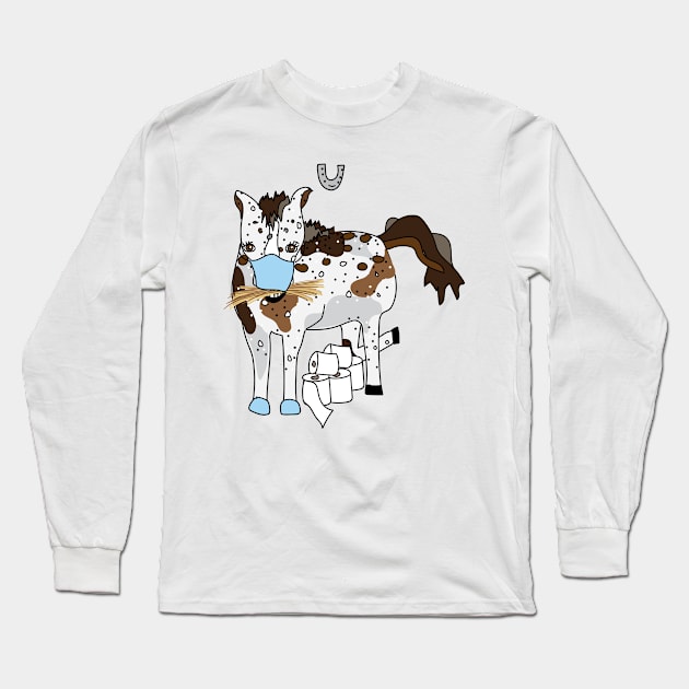 Corona Horse Long Sleeve T-Shirt by kristinbell